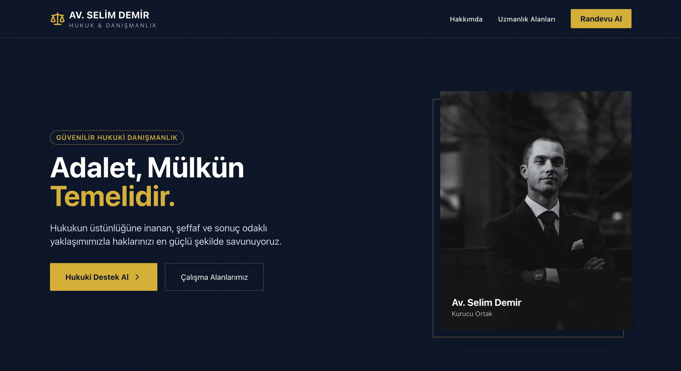 Corporate Law Firm Website